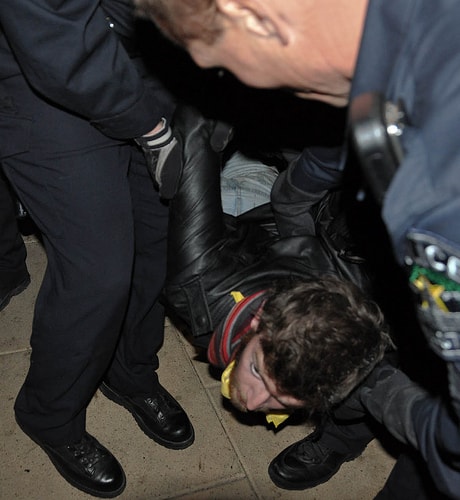 OccupyAustinArrest