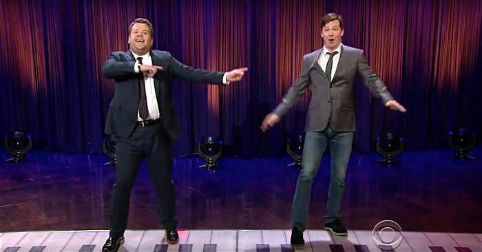 James Corden and Sean Hayes