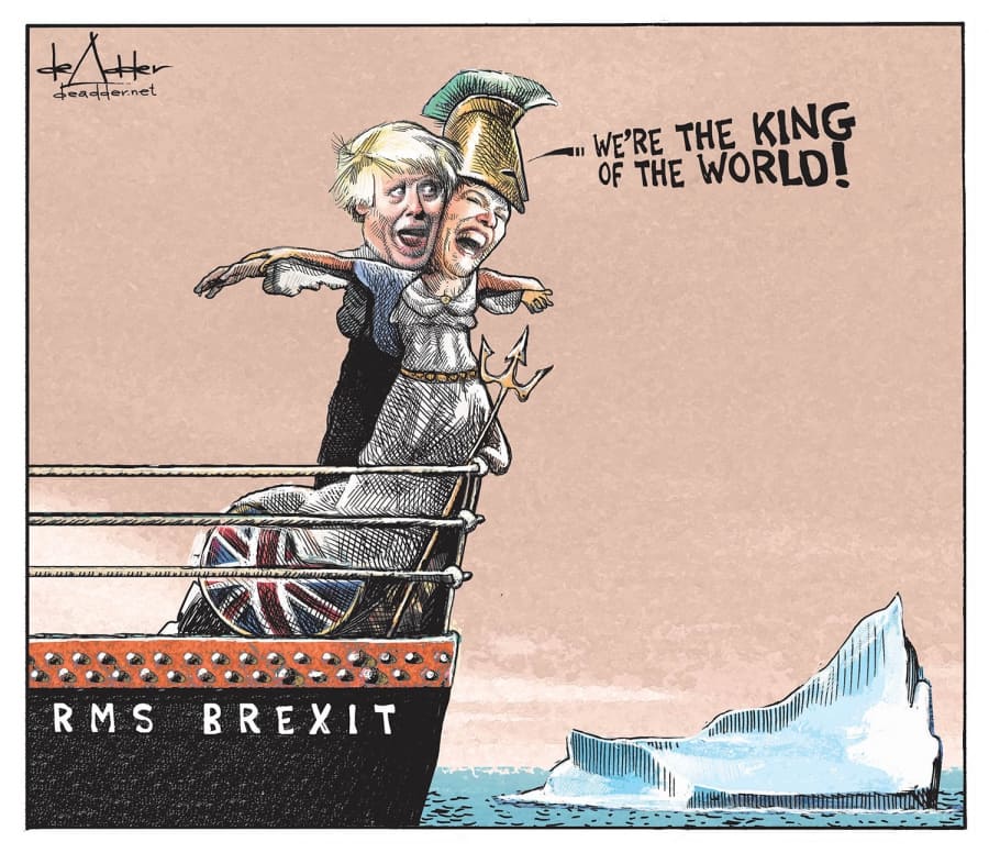 Brexit: The Vote That Set Cartoonists Off 7 Credit: Michael de Adder, Canada