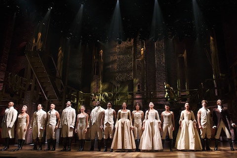 Sober Tony Telecast Celebrates Art In The Wake Of Tragedy 2 The cast of 'Hamilton'