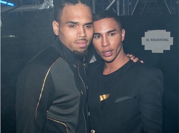 Chris Brown gay Olivier Rousteing