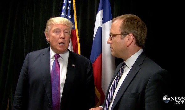 Donald Trump Jonathan Karl lgbt pride proclamation