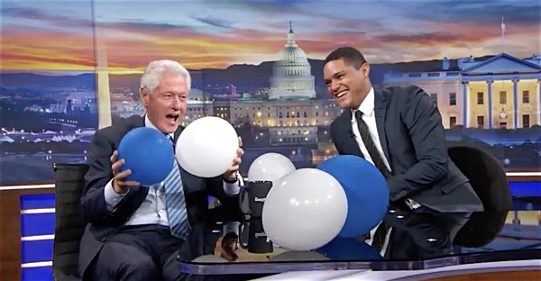 Bill Clinton balloon drop