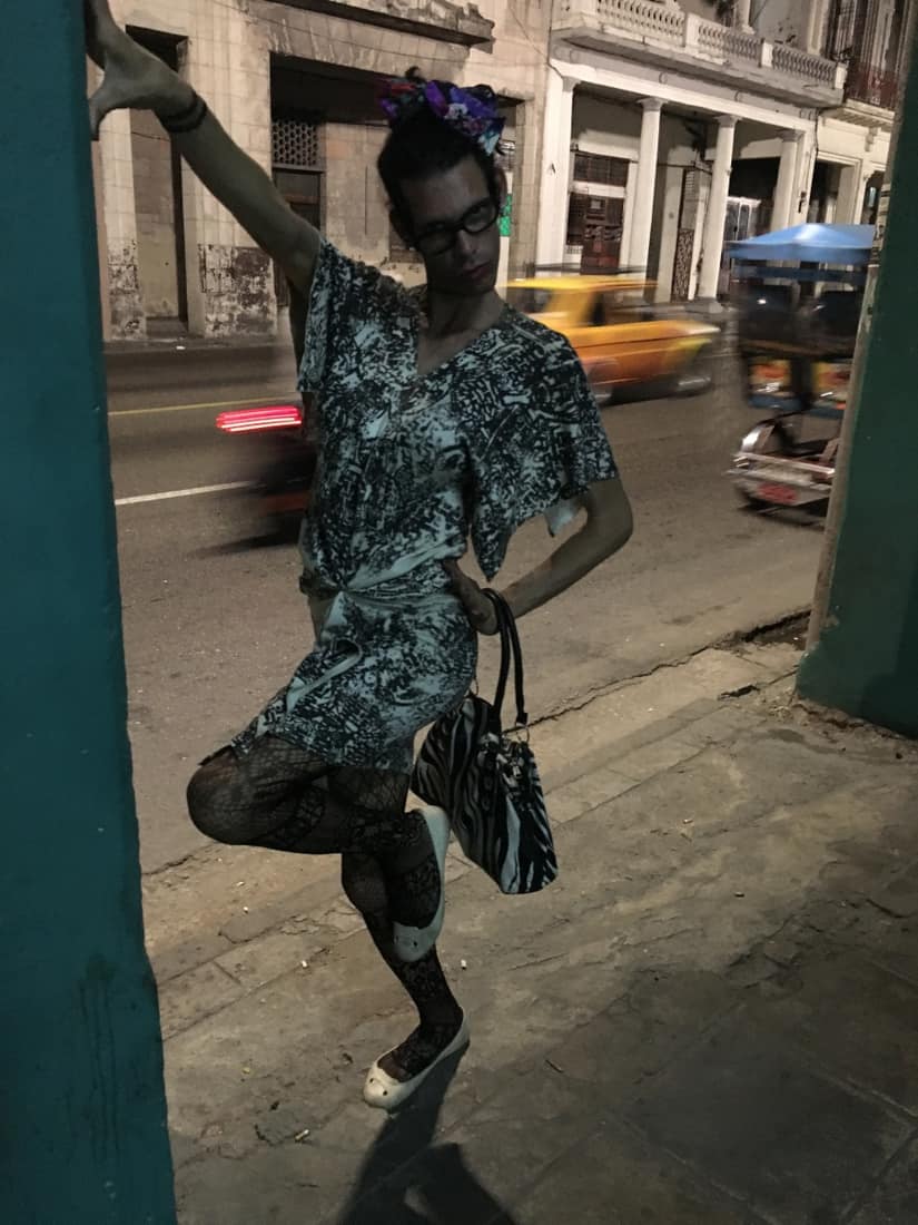 Cuba'S Transformistas Bring Their Drag Performances Out In The Open 3 Miriam performs her drag show on a busy Central Havana street named Calle Reina. Credit: Deepa Fernandes