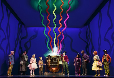 5 2022 John Rubinstein Ben Crawford Emma Pfaeffle Jake Ryan Flynn Christian Borle etc. in ROALD DAHLS CHARLIE AND THE CHOCOLATE FACTORY Photo by Joan Marcus