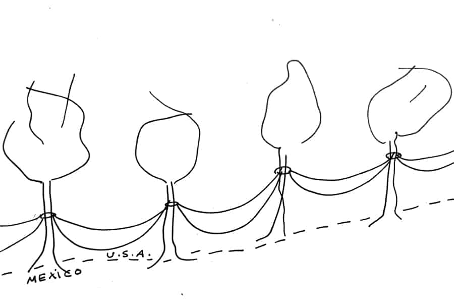 Designs For Trump'S Border Wall Are Here. They Fall Into 4 Categories. 5 Hammock wall Credit: J.M Design Studio