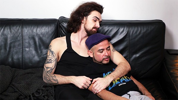 Christoper Ammon cuddling