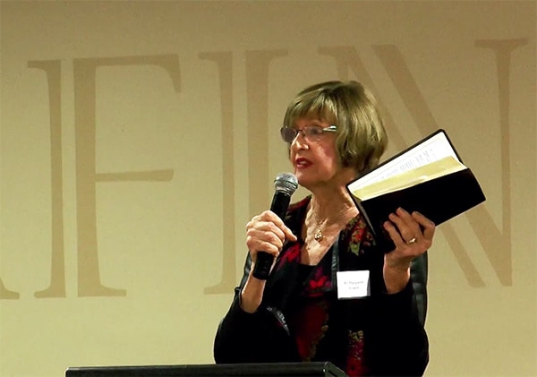 Margaret Court preaching