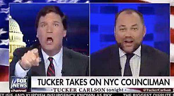 Tucker Carlson Corey Johnson