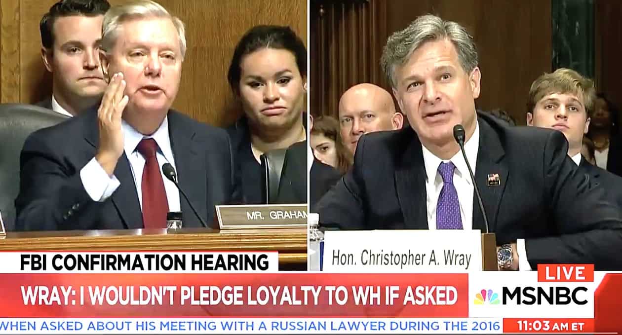 Lindsey Graham Christopher Wray