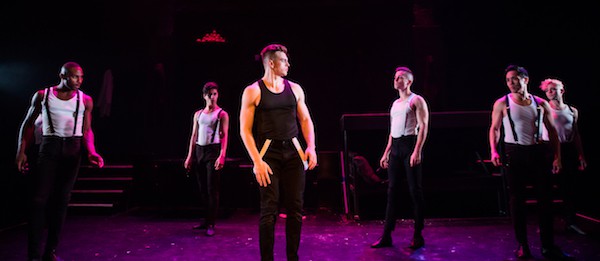 15 0473 Jonno Davies center and cast of A Clockwork Orange c Caitlin McNaney