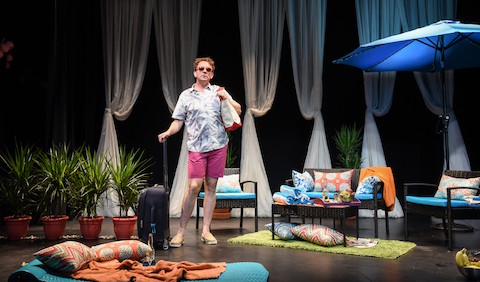 Bright Colors And Bold Patterns Actor Playwright Drew Droege photo by Russ Rowland 2