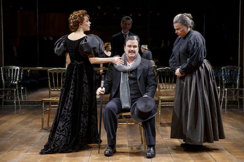 FIRE AND AIR 50. Marin Mazzie Douglas Hodge Marsha Mason. Photo by Joan Marcus