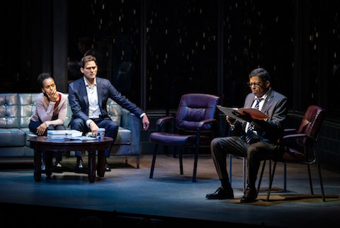0833 Kerry Washington Steven Pasquale Eugene Lee in AMERICAN SON Photo by Peter Cunningham 2018