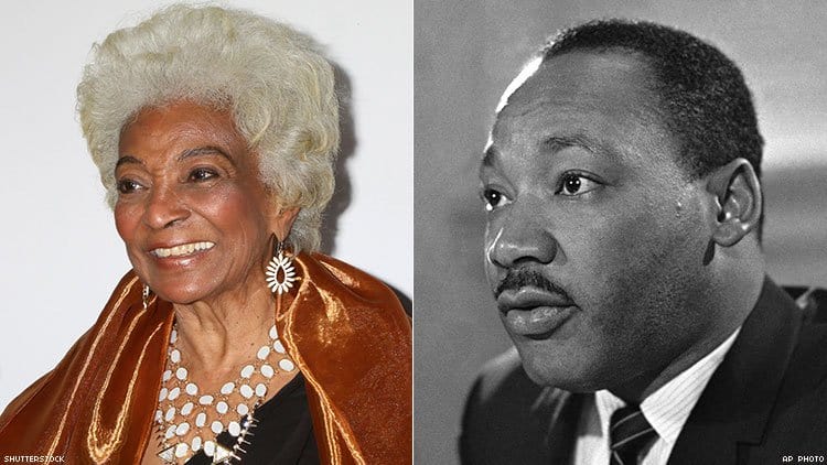 Nichelle Nichols: How Martin Luther King Jr. Saved 'Star Trek' 1 nichols kingx750 1