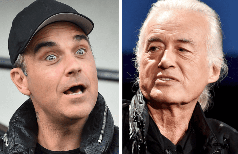 robbie williams jimmy page pool feud legal