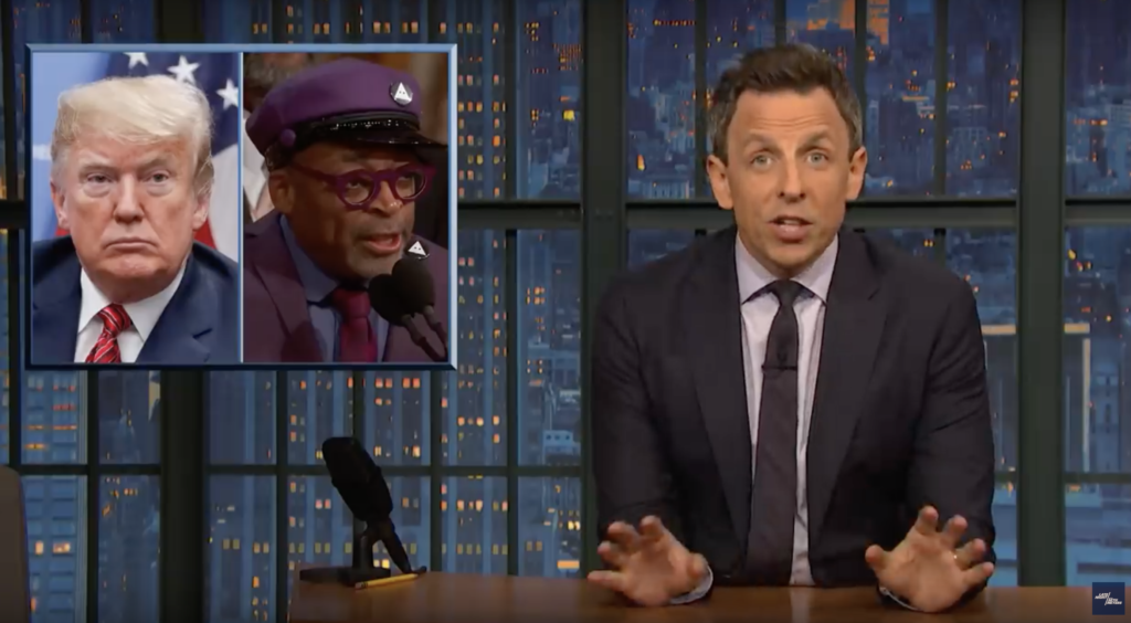 Seth Meyers Rips Into Trump'S Attack On Spike Lee: Watch 1 Screen Shot 2019 02 26 at 12.53.56 PM