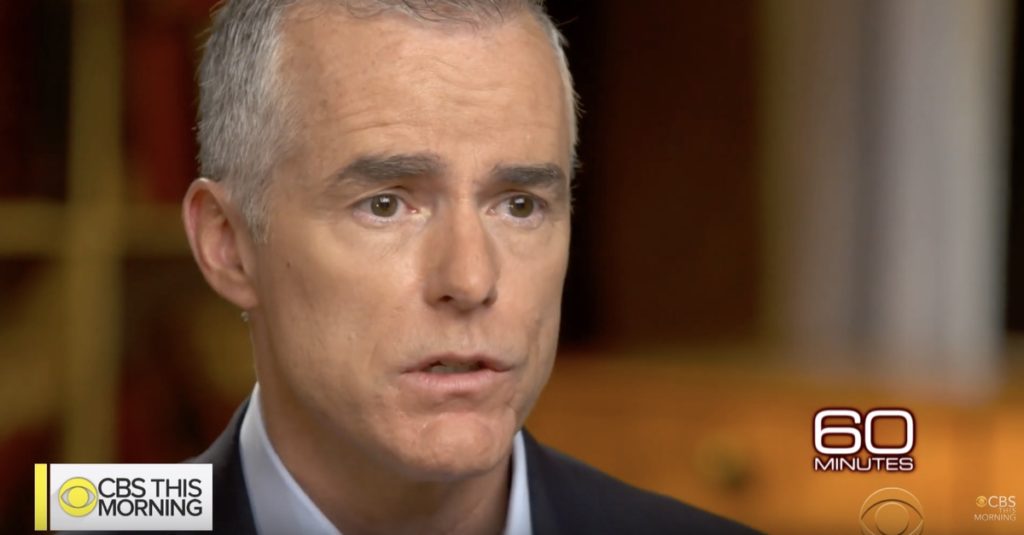 Trump Melts Down Over '60 Minutes' Andrew Mccabe Revelations: Watch 1 Andrew McCabe 25th amendment