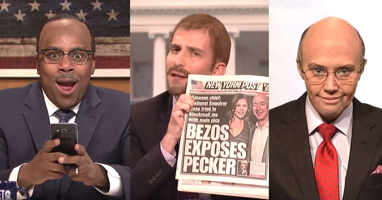 'Meet The Press' Examines Jeff Bezos' D—K Pics On Snl: Watch 1 jeff bezos snl