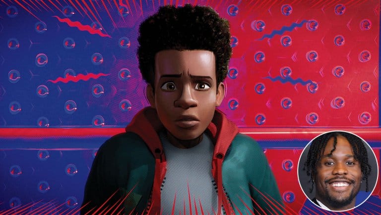 spider verse star shameik moore hopes to record a song for the movies sequel inset of moore h 2019