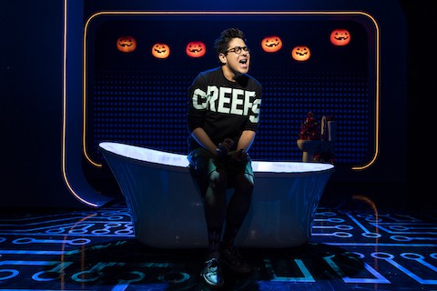 13 GEORGE SALAZAR in BE MORE CHILL. photo by Maria Baranova