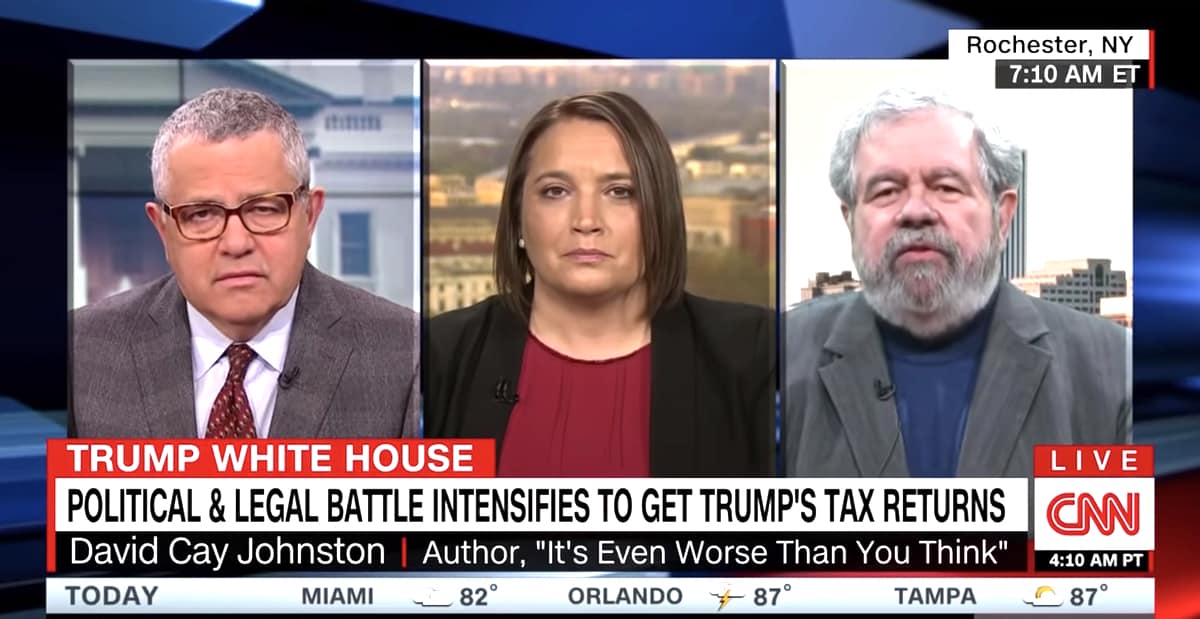 Trump Biographer On Why President Is Scared Of People Seeing His Taxes, Warns Of 'First Step Toward A Dictatorship' — Watch 1 David Cay Johnston
