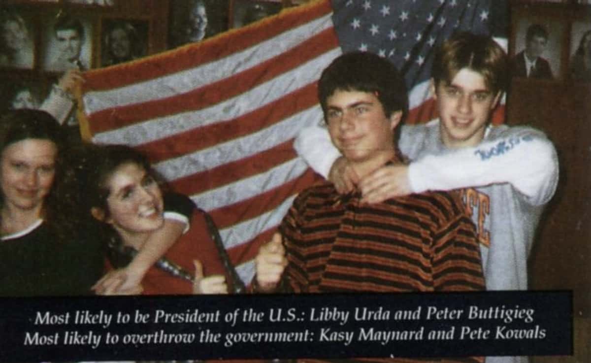 High School Yearbook Reveals Pete Buttigieg Was Declared 'Most Likely To Be President' 1 yearbook buttigieg