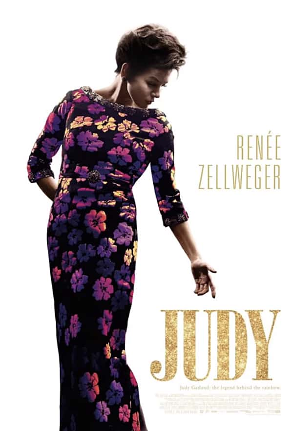 Renee Zellweger Flies Over The Rainbow In The Judy Garland Biopic 'Judy' — Trailer 4 onesheet judy