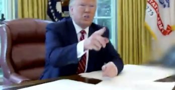 trump coughing