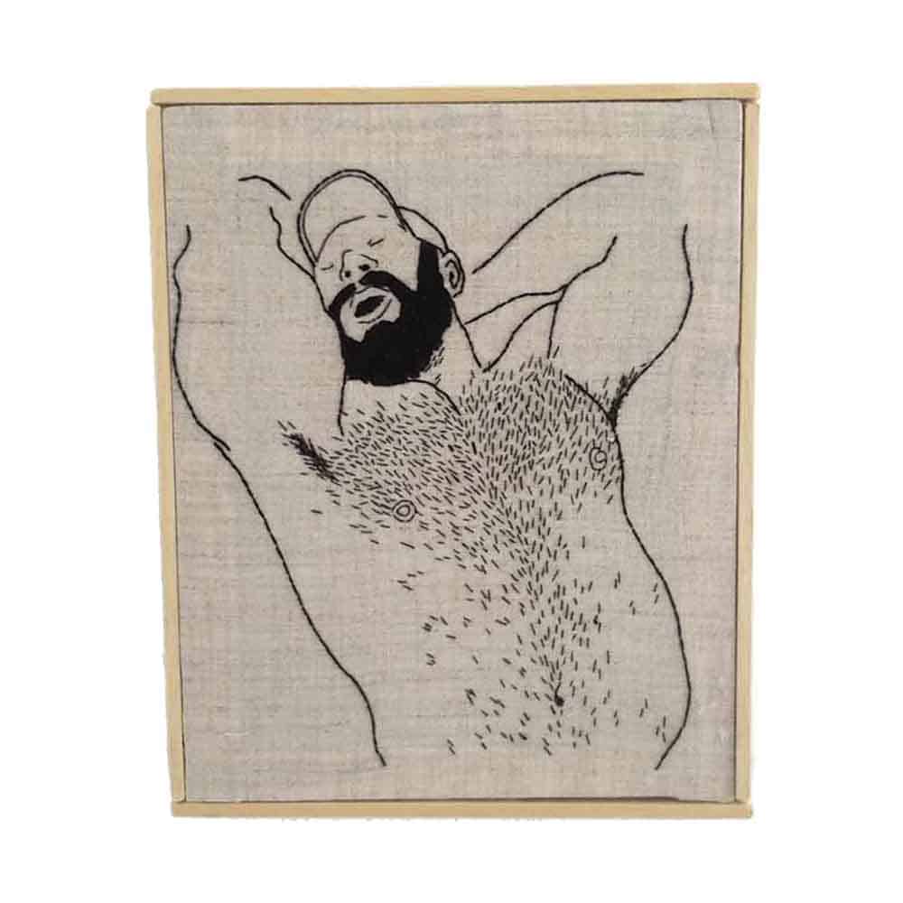 Ptown Hacks 2019. Check Your Email For Download And For More Ways To Win Summer Of Ptown Hacks Sweepstakes 18 BEARDED BEAR ARMS UP HAIRY CHEST KINKY NEEDLES ADAMS NEST 1