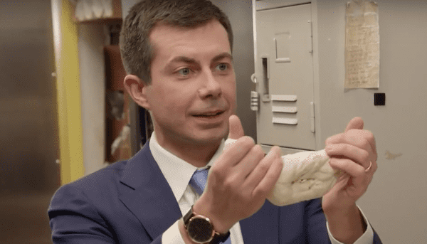 Pete Buttigieg Hilariously Attempts To Make A Pretzel As Guest Host Of 'Jimmy Kimmel Live': Watch 1 ButtigiegPretzel