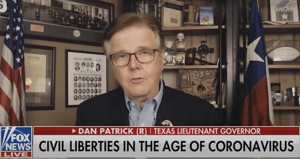 Texas Lt. Gov. Dan Patrick Warns That 'Third Wave' Of Coronavirus Will Be 'Chaos And Anarchy' 1 DanPatrickFeatured