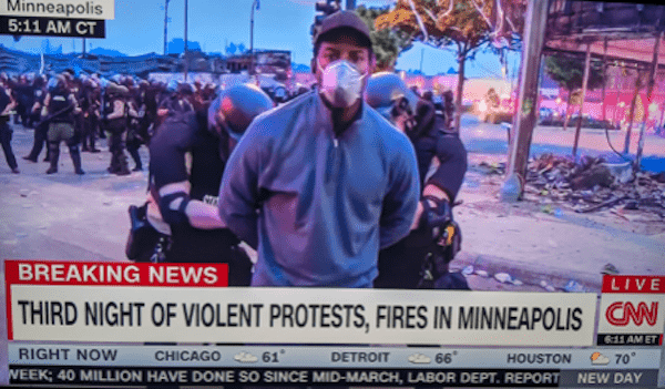 'Reporting While Black': Minnesota Police Arrest Cnn Journalist During Live Broadcast: Watch 1 CNNreporter