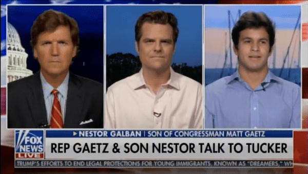 Rep. Matt Gaetz Appears On Fox News With His Newly Revealed Son: 'Nestor Is The Light Of My Life' (Watch) 1