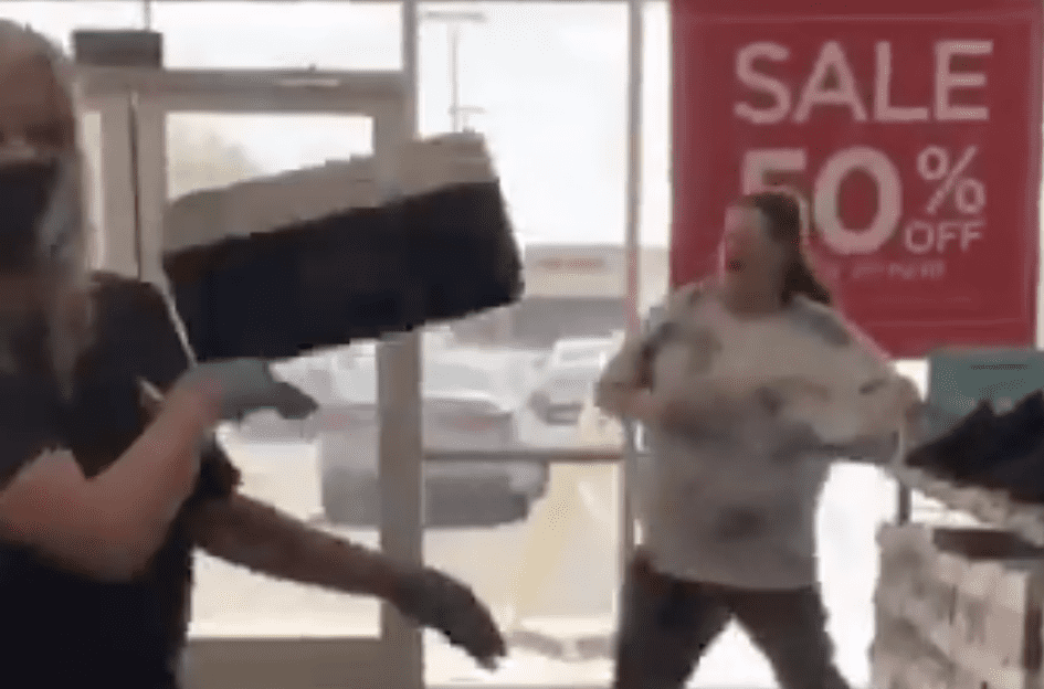 Skechers 'Karen' Assaults Employee With Shoe Boxes, Then Makes It Easy For Police To Find Her: Watch 1 SkechersKaren