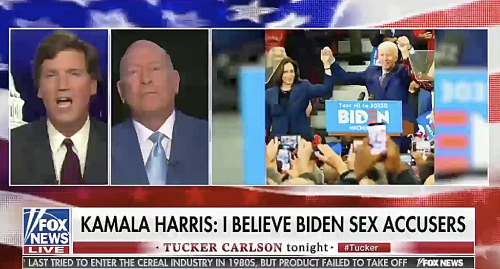 Tucker Carlson Melts Down After Being Schooled On Pronouncing 'Kamala Harris' — Watch 1 Kamala Harris