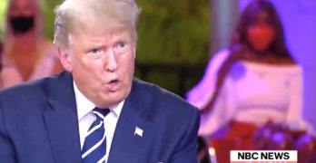 Trump town hall nodding