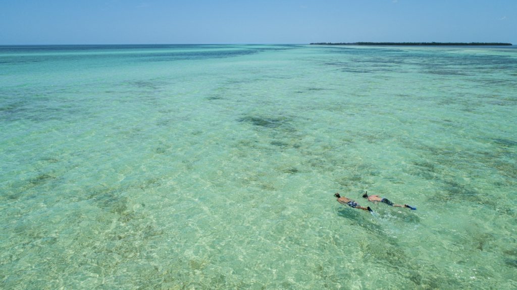 MC KW Gay Couple Snorkel Aerial A