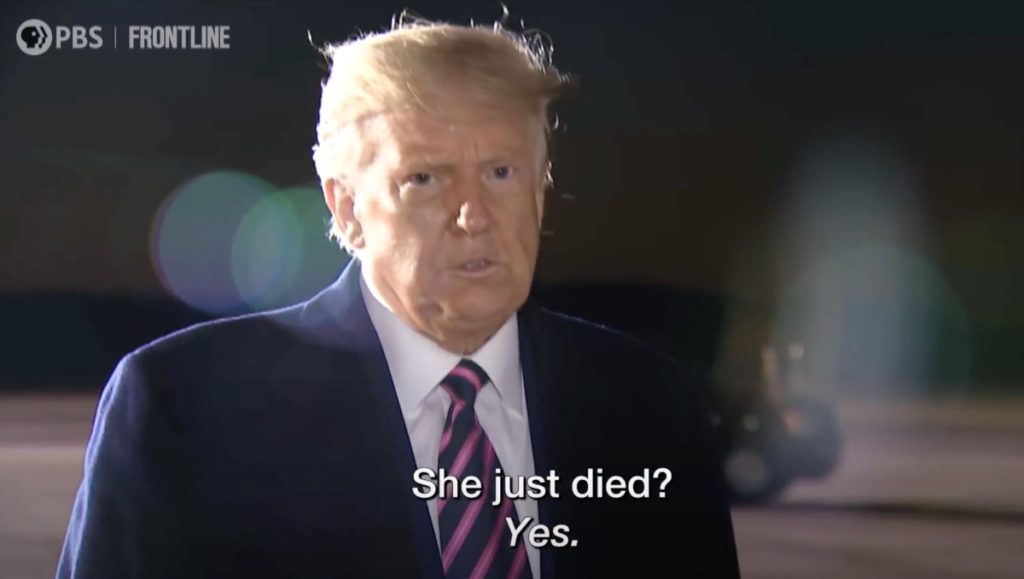 ginsburg trump