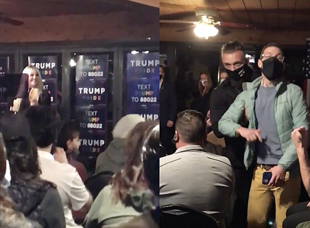 Tiffany Trump And Ric Grenell Heckled By Lgbtq Activists At 'Trump Pride' Event: Watch 1 tiffany trump heckled