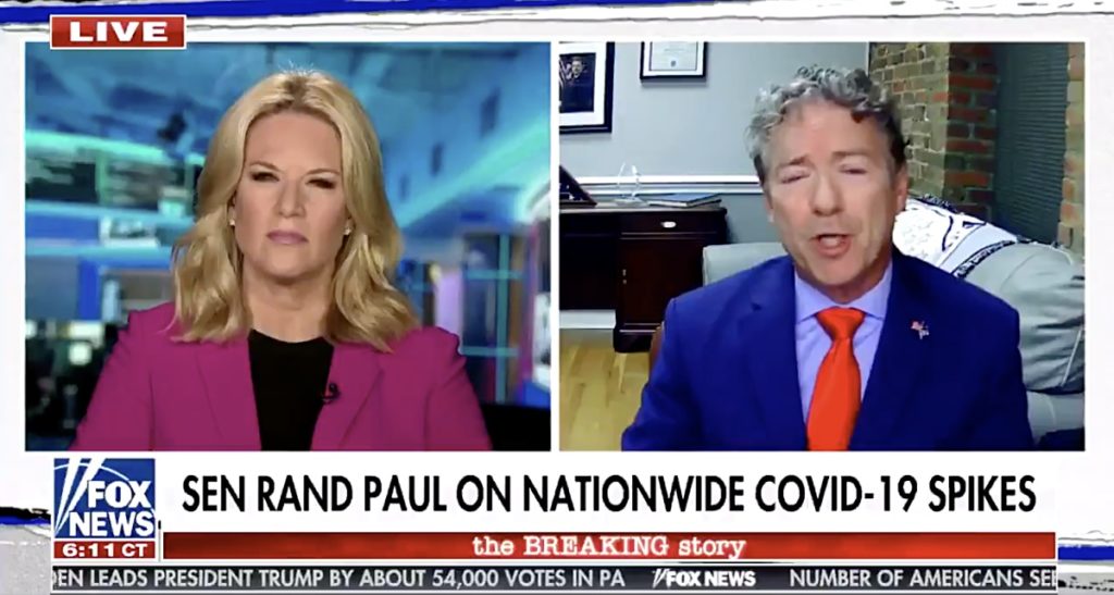 Rand Paul Urges People Recovered From Covid To Throw Away Their Masks, Go Out To Restaurants, And Celebrate: Watch 1 paul