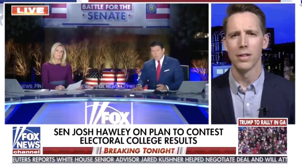 Bret Baier Schools Senator Josh Hawley On Gop'S Unconstitutional Plot To Overturn Election: Watch 1 hawley