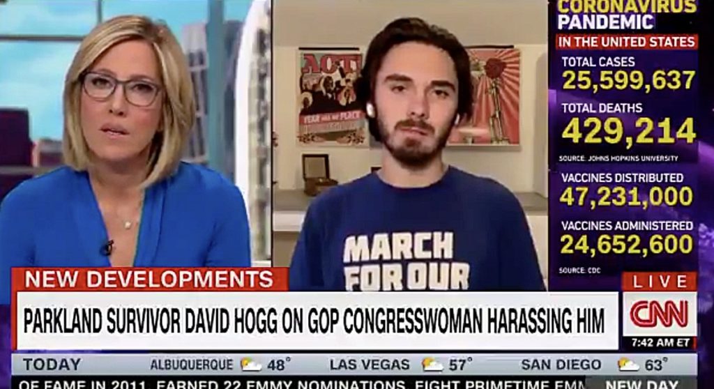 David Hogg Responds To Stalking And Threats From Rep. Marjorie Taylor Greene: 'If They Shoot Me, They Prove My Point' — Watch 1 David Hogg