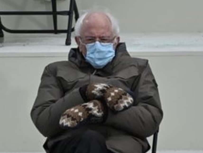 Lesbian Mom Who Made Bernie Sanders' Viral Mittens Overwhelmed With Requests 1 mittens bernie