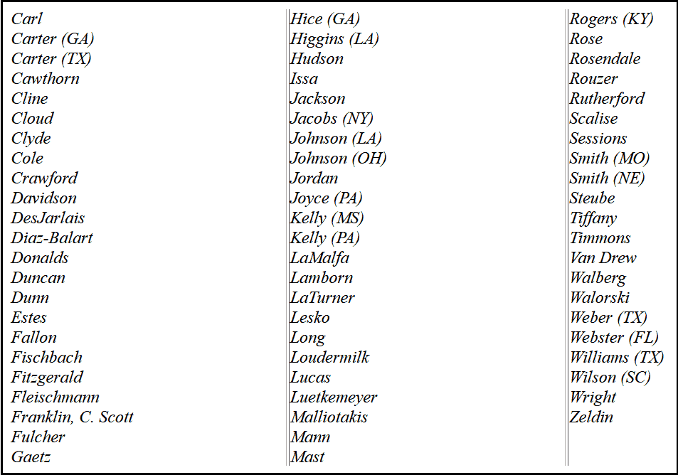 'Co-Conspirators In Sedition': Here Are The Names Of Every Republican Who Voted To Overturn Election Results 3 screenshot 2021 01 07 final vote results for roll call 1021