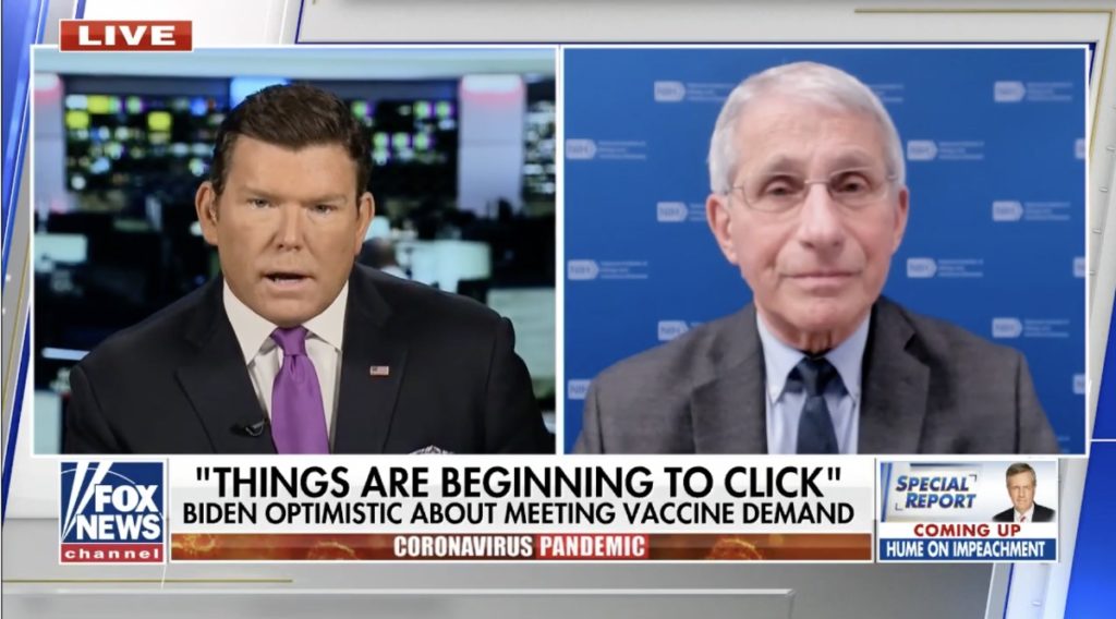 Anthony Fauci Reveals When We Might Be Able To Discard Our Masks: Watch 1 baier fauci
