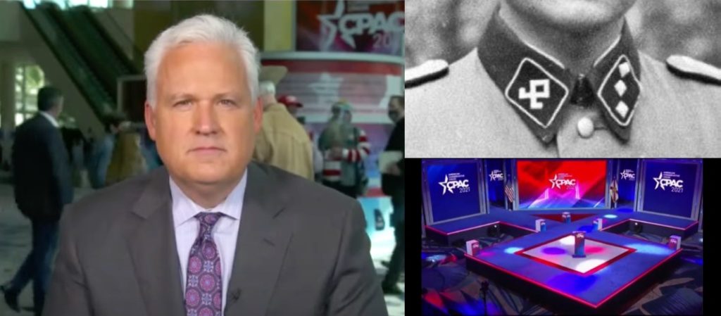 The 2021 Cpac Stage Is Shaped Exactly Like A Nazi Rune And Chairman Matt Schlapp Says It'S A Fabricated Conspiracy 1 cpac stage