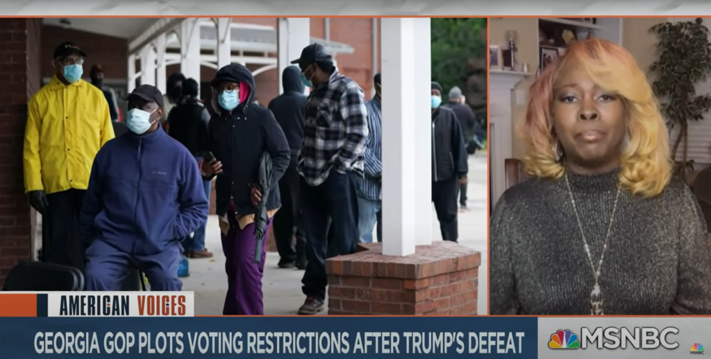 Georgia Gop Moves To Limit Weekend Voting, Ban Volunteers From Giving Out Water To Voters In Line 1 msnbc