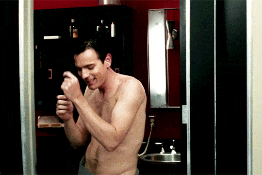 Work In Film: Ewan Mcgregor, An Eternal Sexpot, Turned 50 This Week. Special 19 EwanMcGregor DownWithLove Shirtless