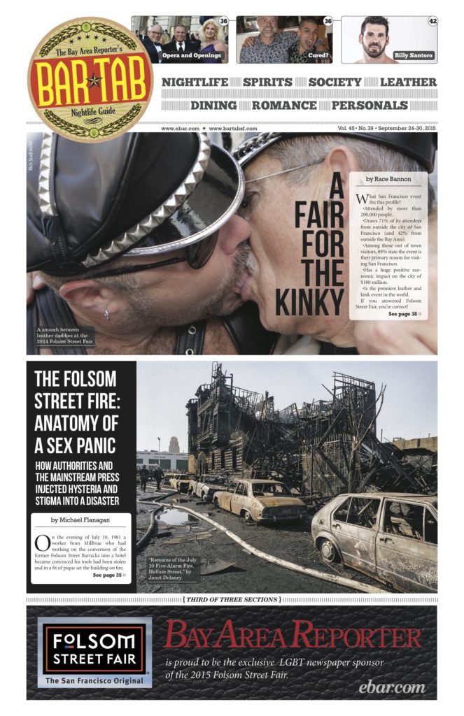 Bay Area Reporter 50th 20 BARtab Sept 2015